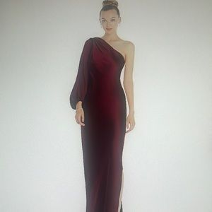 NWT Social one shoulder dress.  Size Medium 8-10